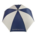 Design personalizado Blue and White Auto Open Windsoop Golf Umbrella com impressão de logotipo